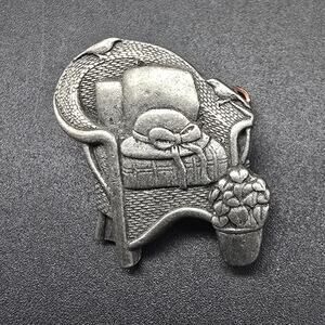 Wicker Chair Garden Brooch 2008 Birds and Bloom Pin Petite